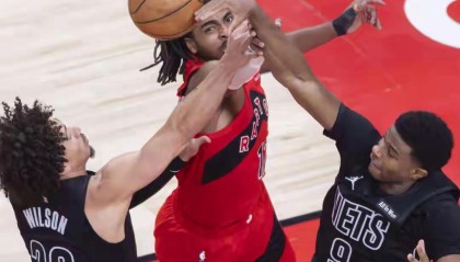 世界杯赛事回顾-巴雷特26分3板2助 猛龙男篮128-98大胜篮网 锁定东部第五