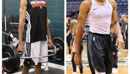 世界杯赛事回顾-字母哥增重23公斤！希腊怪物从瘦削控卫到肌肉战士